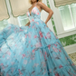 Vintage Spaghetti Straps Ruffles Prom Dress Floral Long A-Line Evening Dress D0676