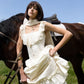 Romantic Off The Shoulder Prom Dress Long White Ruffles A-Line Evening Dress D0683