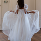 Superbe robe de mariée sirène bustier en satin et tulle, longue et en dentelle, C4563