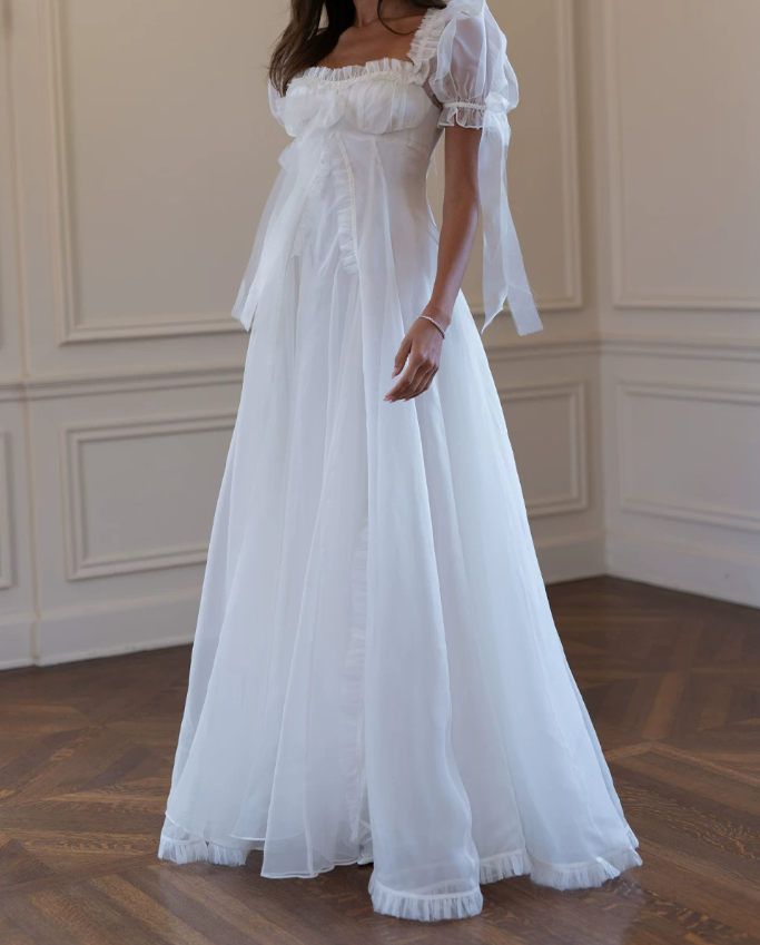Superbe robe de mariée sirène bustier en satin et tulle, longue et en dentelle, C4563