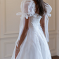 Superbe robe de mariée sirène bustier en satin et tulle, longue et en dentelle, C4563