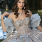 Superbe robe de bal chérie Tulle bordeaux doux 16 robes B051