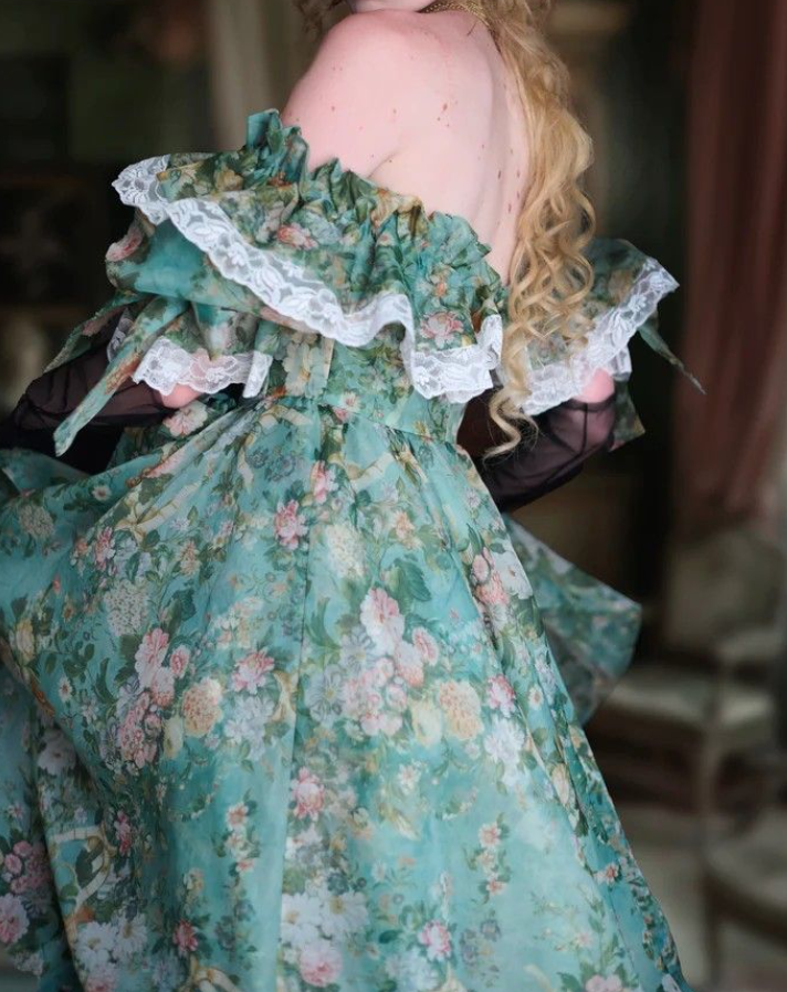 Robe de bal de princesse bustier à volants en satin long, robe de soirée C8117