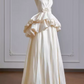 Superbe robe de mariée sirène bustier en satin et tulle, longue et en dentelle, C4563