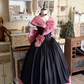 Adorable Off The Shoulder Ball Gown Flowers Quinceanera Dresses Beading Sweet 16 Dresses D0768