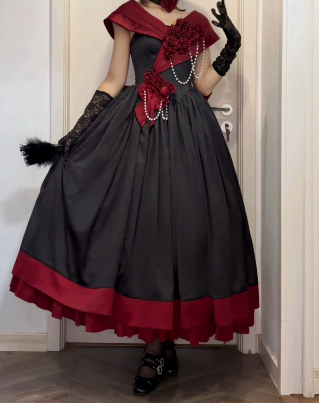 Adorable Off The Shoulder Ball Gown Flowers Quinceanera Dresses Beading Sweet 16 Dresses D0768