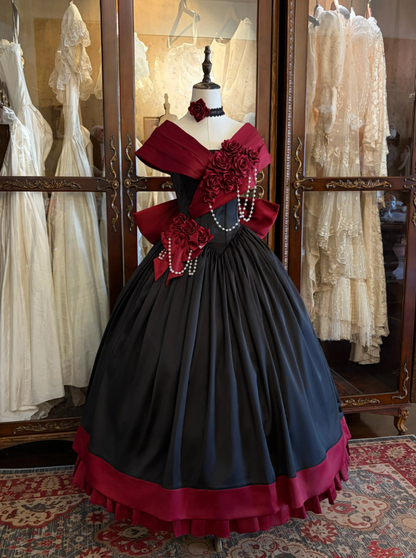 Adorable Off The Shoulder Ball Gown Flowers Quinceanera Dresses Beading Sweet 16 Dresses D0768