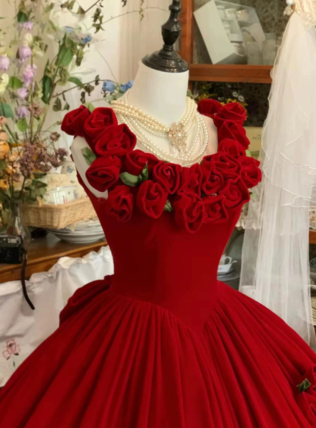 Robe de bal de princesse bustier à volants en satin long, robe de soirée C8117