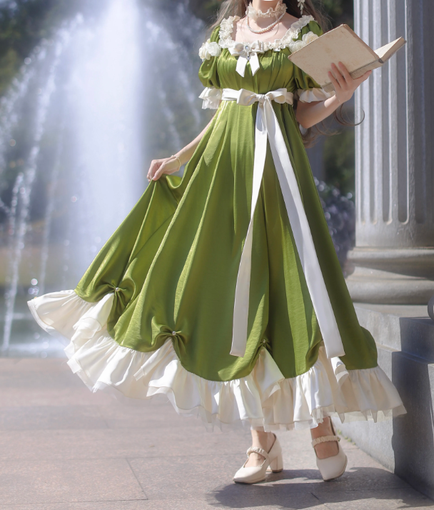 Robe de bal de princesse bustier à volants en satin long, robe de soirée C8117