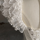 Superbe robe de mariée sirène bustier en satin et tulle, longue et en dentelle, C4563