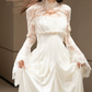 Robe de bal de princesse bustier à volants en satin long, robe de soirée C8117