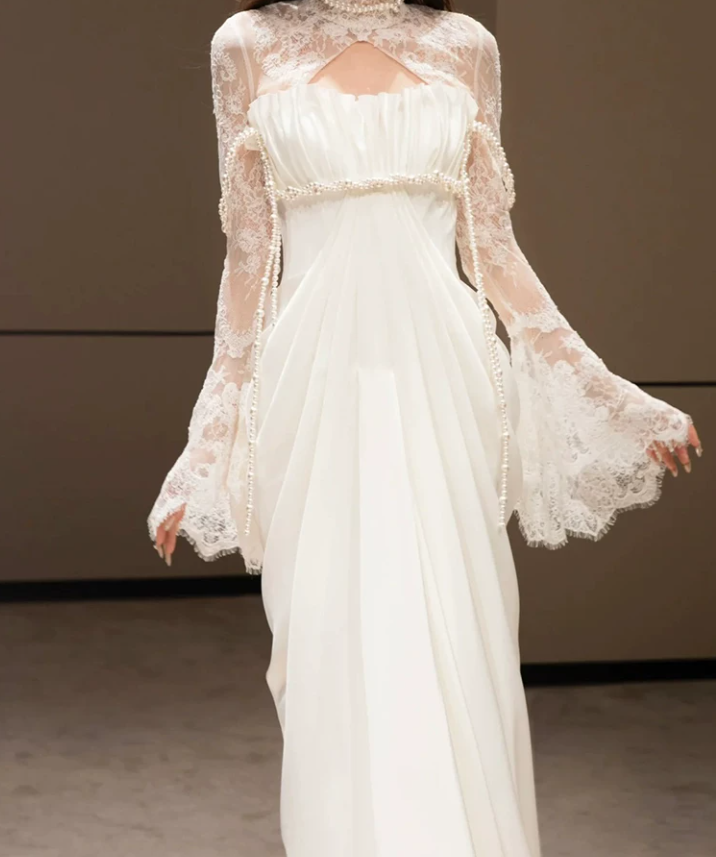 Robe de bal de princesse bustier à volants en satin long, robe de soirée C8117
