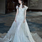 Elegant Mermaid Strapless  Long Prom Dress B441