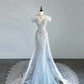 Elegant Mermaid Strapless  Long Prom Dress B441