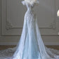 Elegant Mermaid Strapless  Long Prom Dress B441