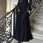 Elegant Black Off-the-shoulder Mermaid Prom Dress B531