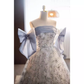 Robe de bal vintage sans bretelles en tulle Sweet 16 robes B144