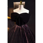 Vintage Ball Gown Tulle Black Sweet 16 Dresses B147