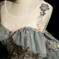 Robe de bal vintage en tulle et dentelle à paillettes longue robe de soirée douce 16 robe B155