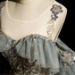 Vintage Ball Gown Tulle Sequin Lace Long Evening Dress Sweet 16 Dress B155