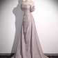 Sexy Sheath Strapless Sequin Long Prom Dress B183