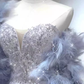 Elegant Mermaid Strapless Long Sequin Prom Dress B431