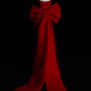 Sexy Mermaid Long Red Prom Dresses D065