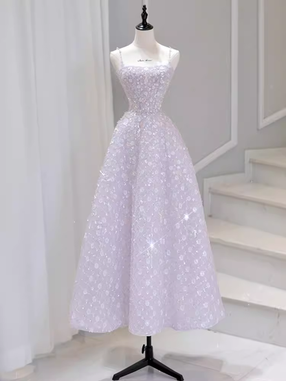 Sexy A Line Sleeveless Pink Floral Long Prom Dress B391