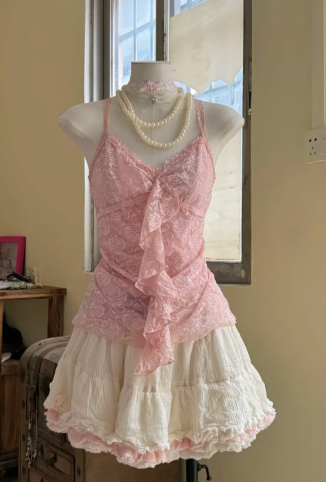 French-style 2026 New Pretty Women's Summer Short Dress C7201