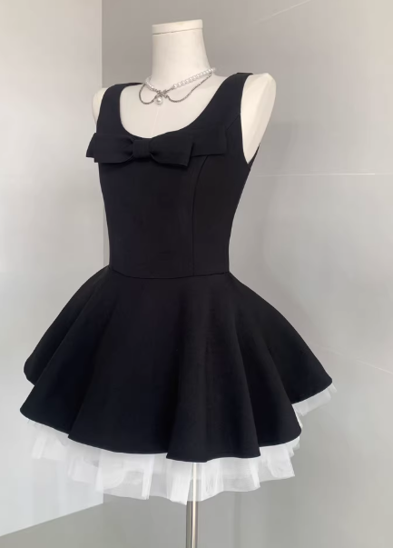 French-style 2026 New Pretty Women's Summer Short Dress C7301