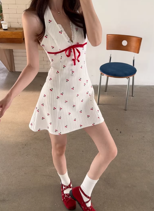 French-style 2026 New Pretty Women's Summer Short Dress C7703