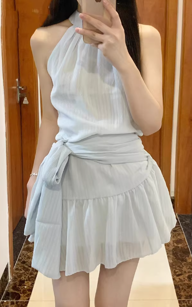French-style 2026 New Pretty Women's Summer Short Dress C7308