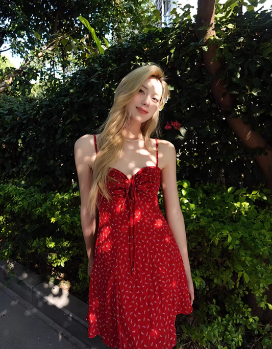 French-style 2026 New Pretty Women's Summer Short Dress C7715