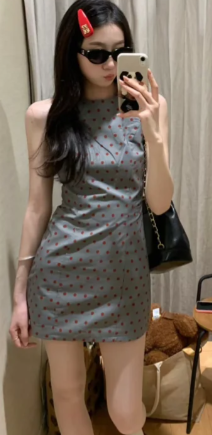 French-style 2026 New Pretty Women's Summer Short Dress C7412