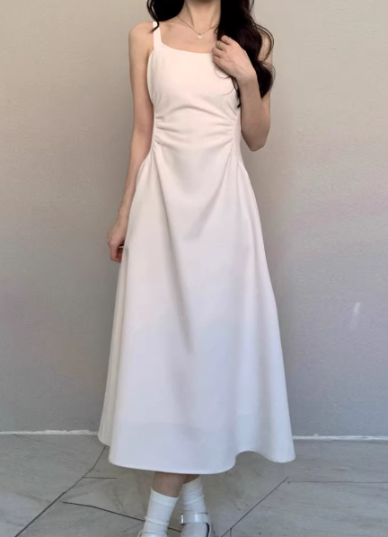 New Pretty French-style  Elegant Summer Women's Long Dress C7745