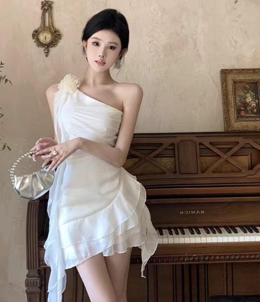 French-style 2026 New Pretty Women's Summer Short Dress C7215