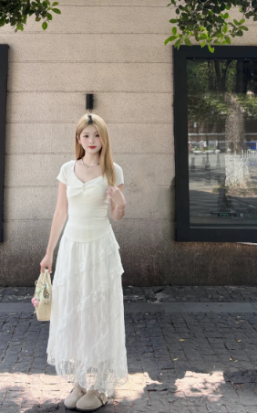 Nouvelle robe longue d'été pour femme, style français, référence C7515