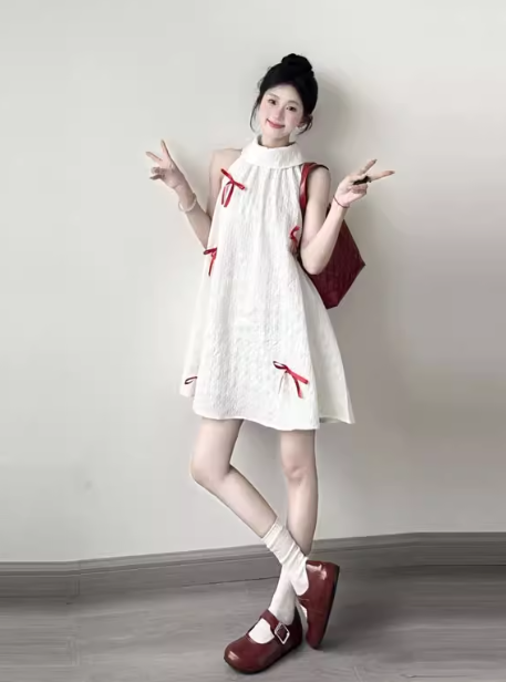 French-style 2026 New Pretty Women's Summer Short Dress C7367