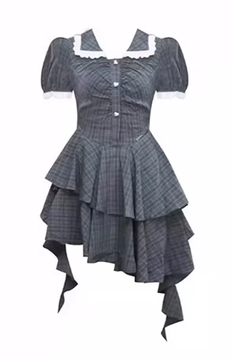 French-style 2026 New Pretty Women's Summer Short Dress C7373