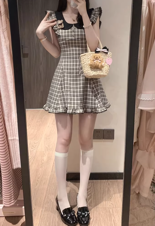 French-style 2026 New Pretty Women's Summer Short Dress C7817