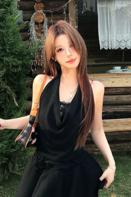 French-style 2026 New Pretty Women's Summer Short Dress C7396