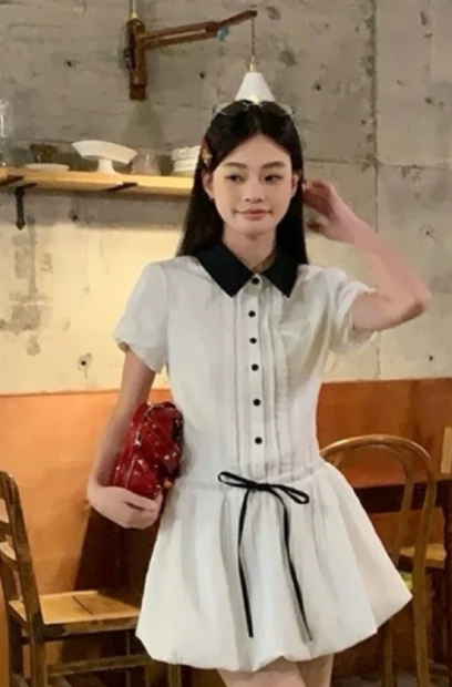 French-style 2026 New Pretty Women's Summer Short Dress C7202