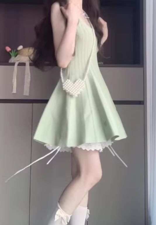 French-style 2026 New Pretty Women's Summer Short Dress C7820