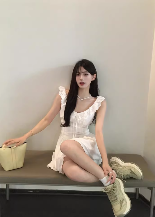 French-style 2026 New Pretty Women's Summer Short Dress C7821