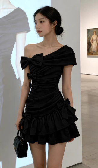 French-style 2026 New Pretty Women's Summer Short Dress C7225