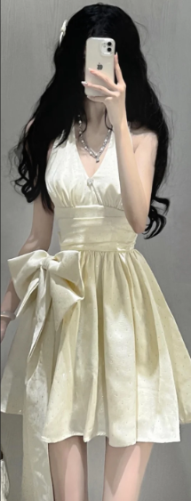French-style 2026 New Pretty Women's Summer Short Dress C7526