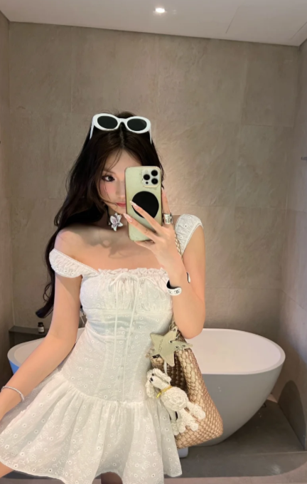 French-style 2026 New Pretty Women's Summer Short Dress C7626