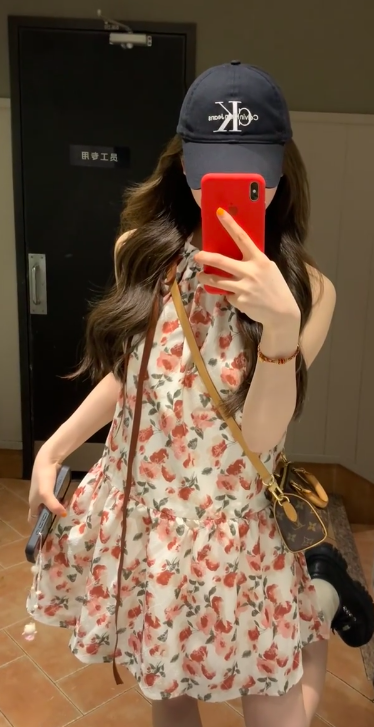 French-style 2026 New Pretty Women's Summer Short Dress C7402