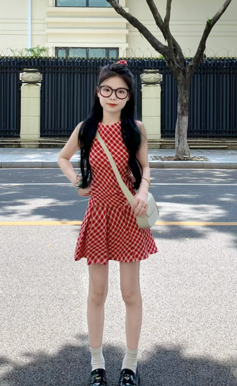 French-style 2026 New Pretty Women's Summer Short Dress C7933