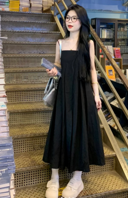New Pretty French-style  Elegant Summer Women's Long Dress C7935